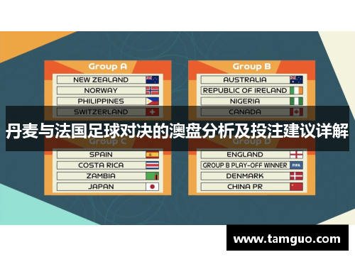 丹麦与法国足球对决的澳盘分析及投注建议详解